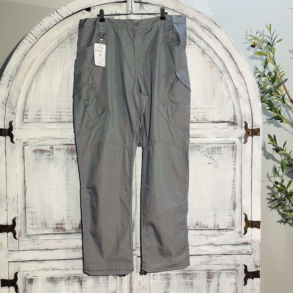 Men's Gray Tactical Cargo Pants